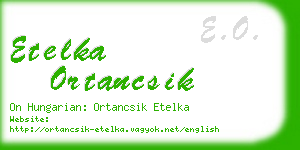 etelka ortancsik business card